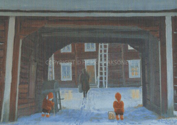 JOULUKORTTI 0082 "R&Auml;NKIM&Auml;KI"